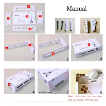 Półka na Router WiFi 'Motyl' – Estetyczna Osłona na Kable i Urządzenia Sieciowe